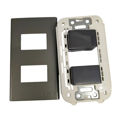 Panasonic 2 gang switch 4 way 16A 250V with sleek design for efficient control of electrical circuits