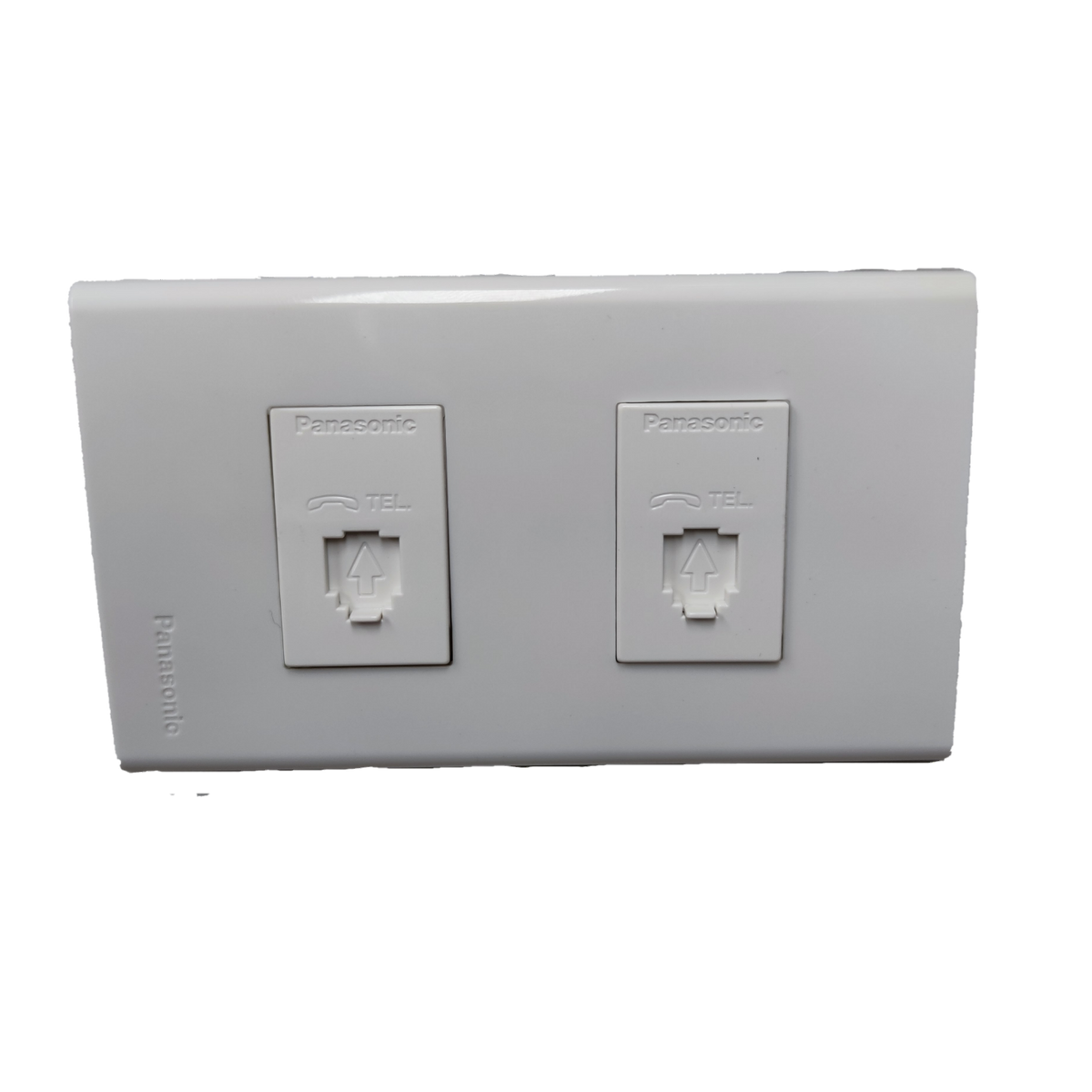 Panasonic 2 Gang Telephone Outlet with Plate WEG2164