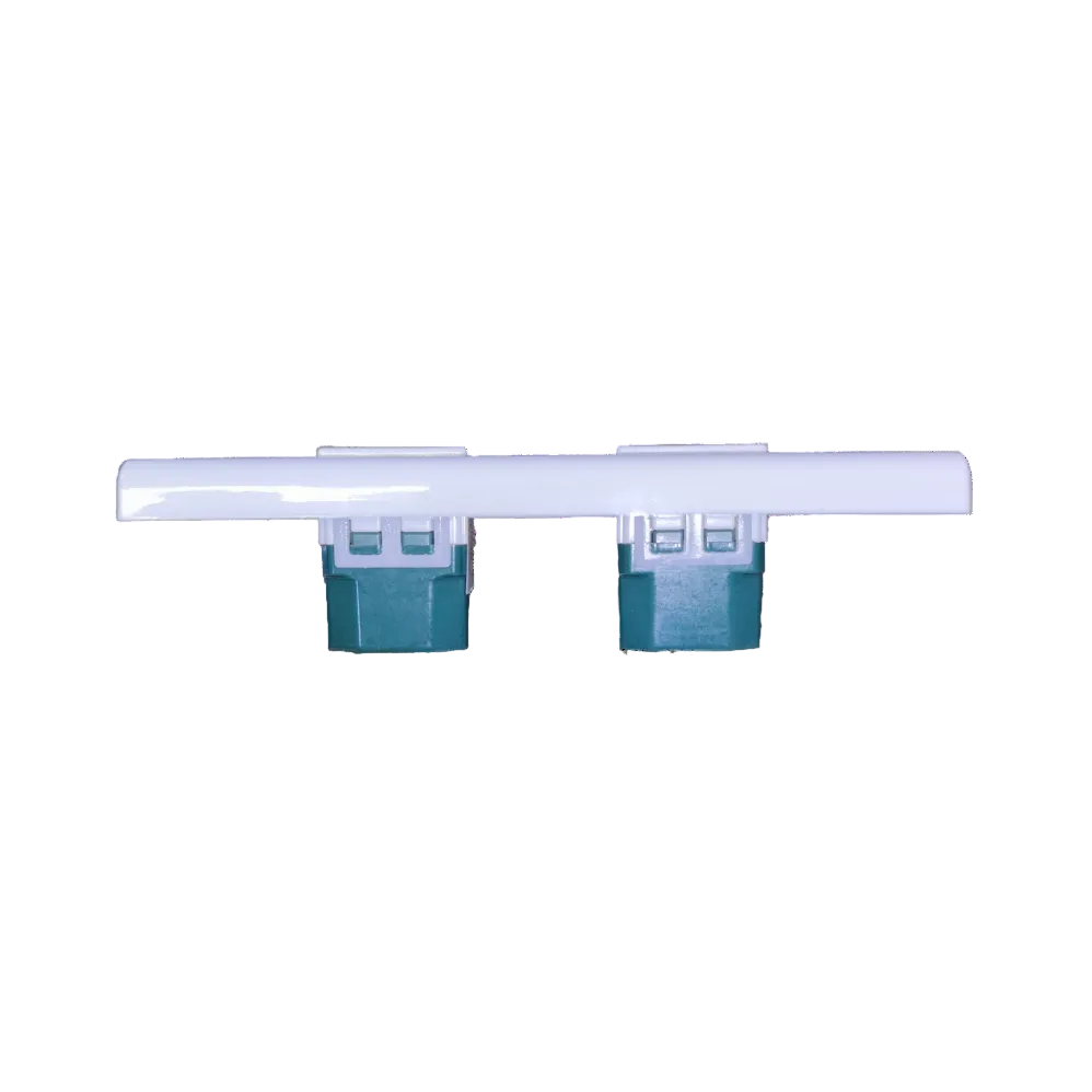 Panasonic 16A 250V double outlet with plate designed for reliable electrical connections in homes