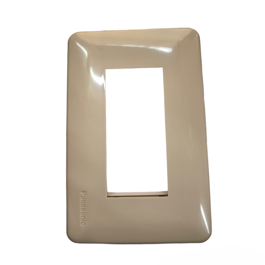 Panasonic 3 Gang Plate Cover in beige for power points switches and plugs