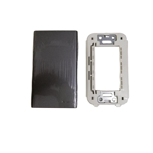 Panasonic Blank Cover Plate Wide Series Metallic Gray WEG6891MH-1 EE