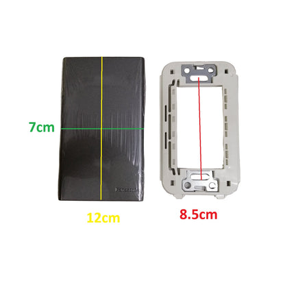 Panasonic Blank Cover Plate Wide Series Metallic Gray WEG6891MH-1