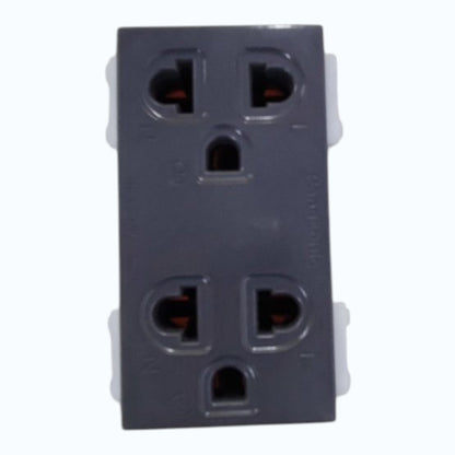Panasonic Duplex Universal Outlet with Ground Gray WEG15929H-5 16A 250V