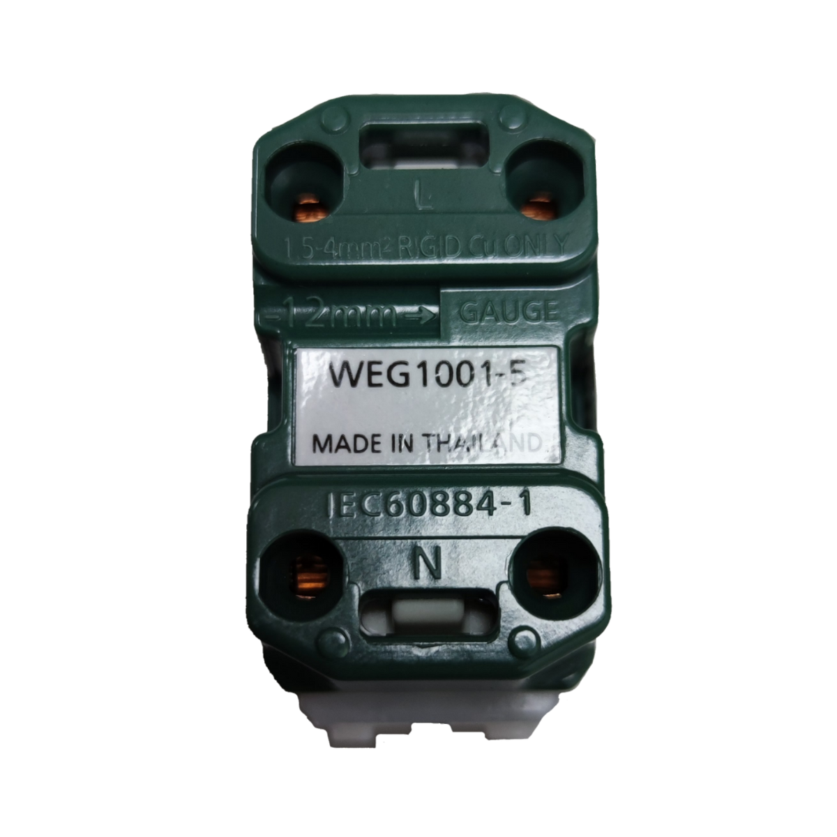 Panasonic 16A 250V Flat Pin Outlet Receptacle Quick Connect Terminal WEG1001-5