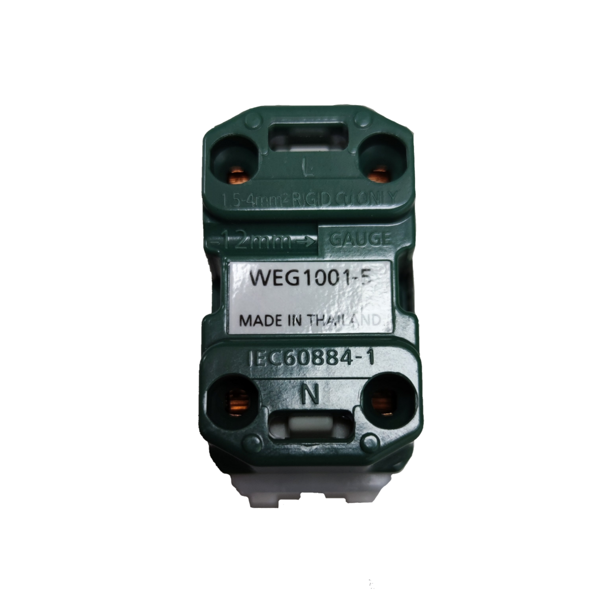 Panasonic 16A 250V Flat Pin Outlet Receptacle with Quick Connect Terminals