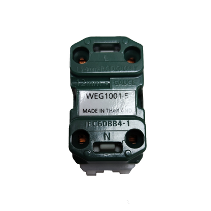 Panasonic 16A 250V Flat Pin Outlet Receptacle with Quick Connect Terminals