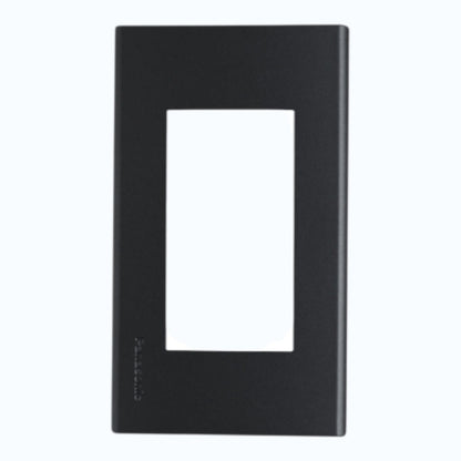 Panasonic Refina Series 3-Gang Plate Cover 3-Device  A-Type Metallic Black