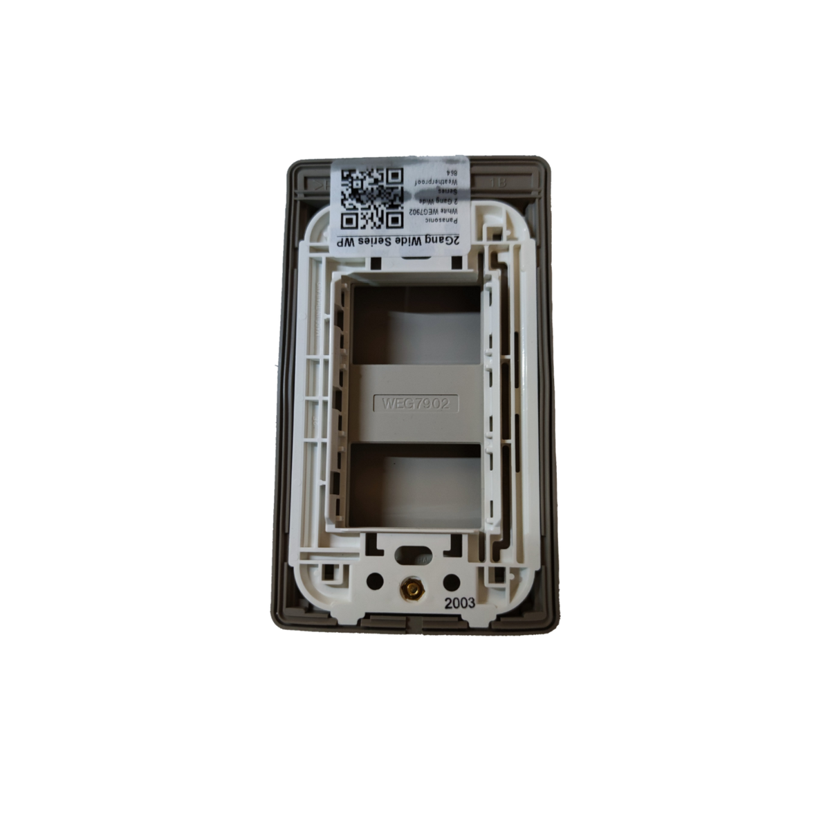 Panasonic 2 Gang Weatherproof Plate Cover WEG7902