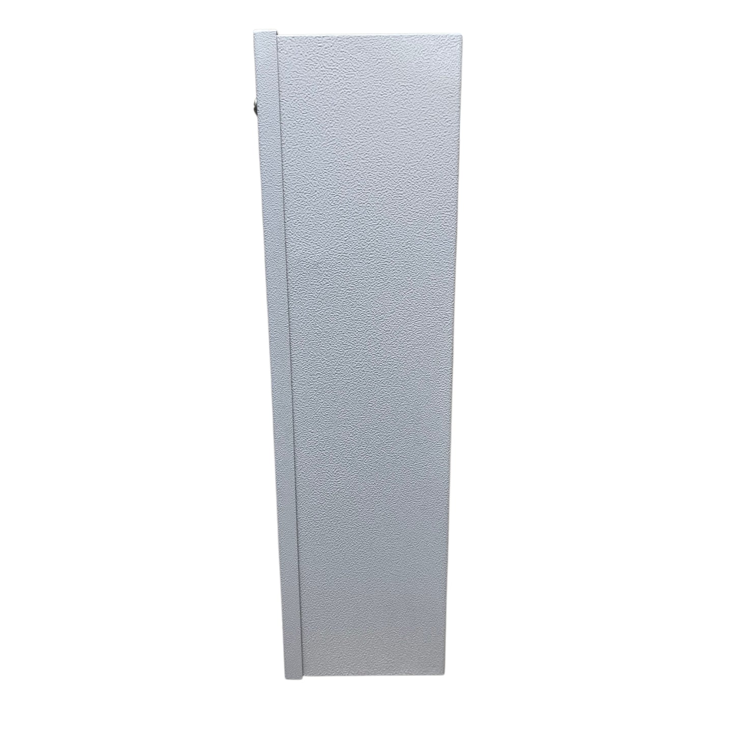 A tall, narrow rectangular panel with a light gray textured surface, shown upright against a plain white background.