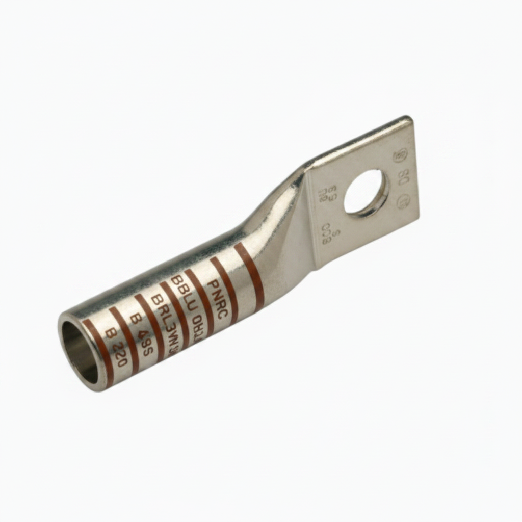 Penn Union Copper Compression Lug – Long Barrel, One Hole 30MM² 2/7 AWG BBLU-2S