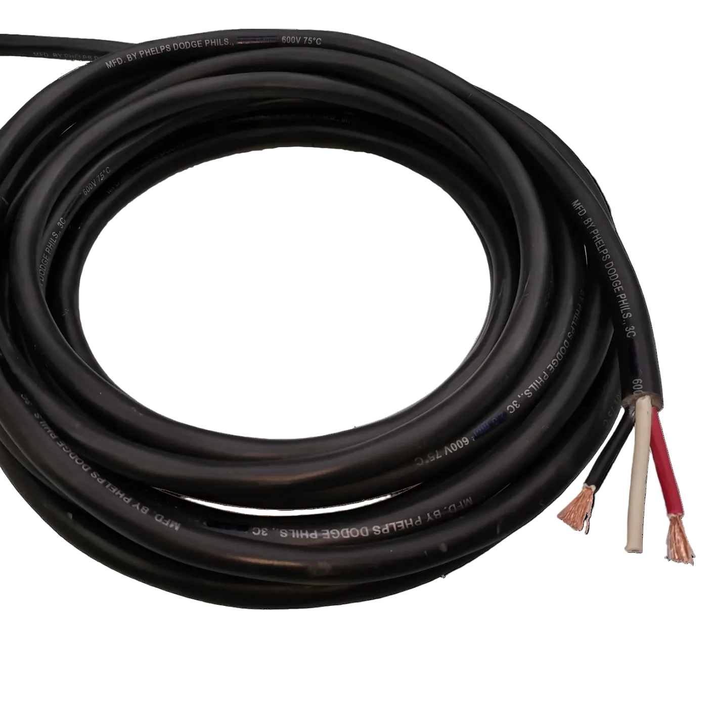 Phelps Dodge 3 core power cable 15 meters 3.5mm with