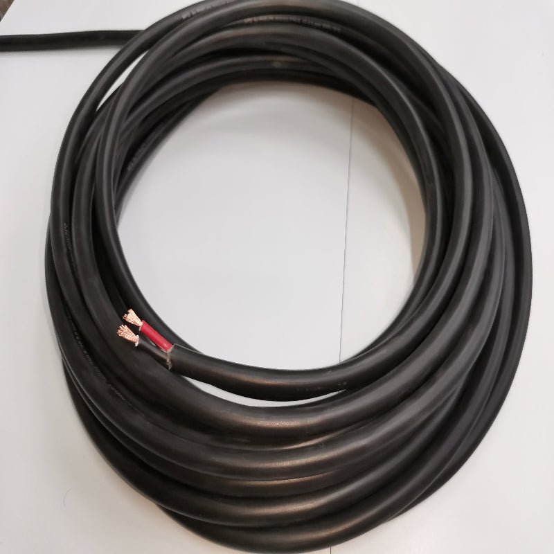 Phelps Dodge 3 meter 2.0mm 2 core royal cord black electrical wire with exposed copper ends