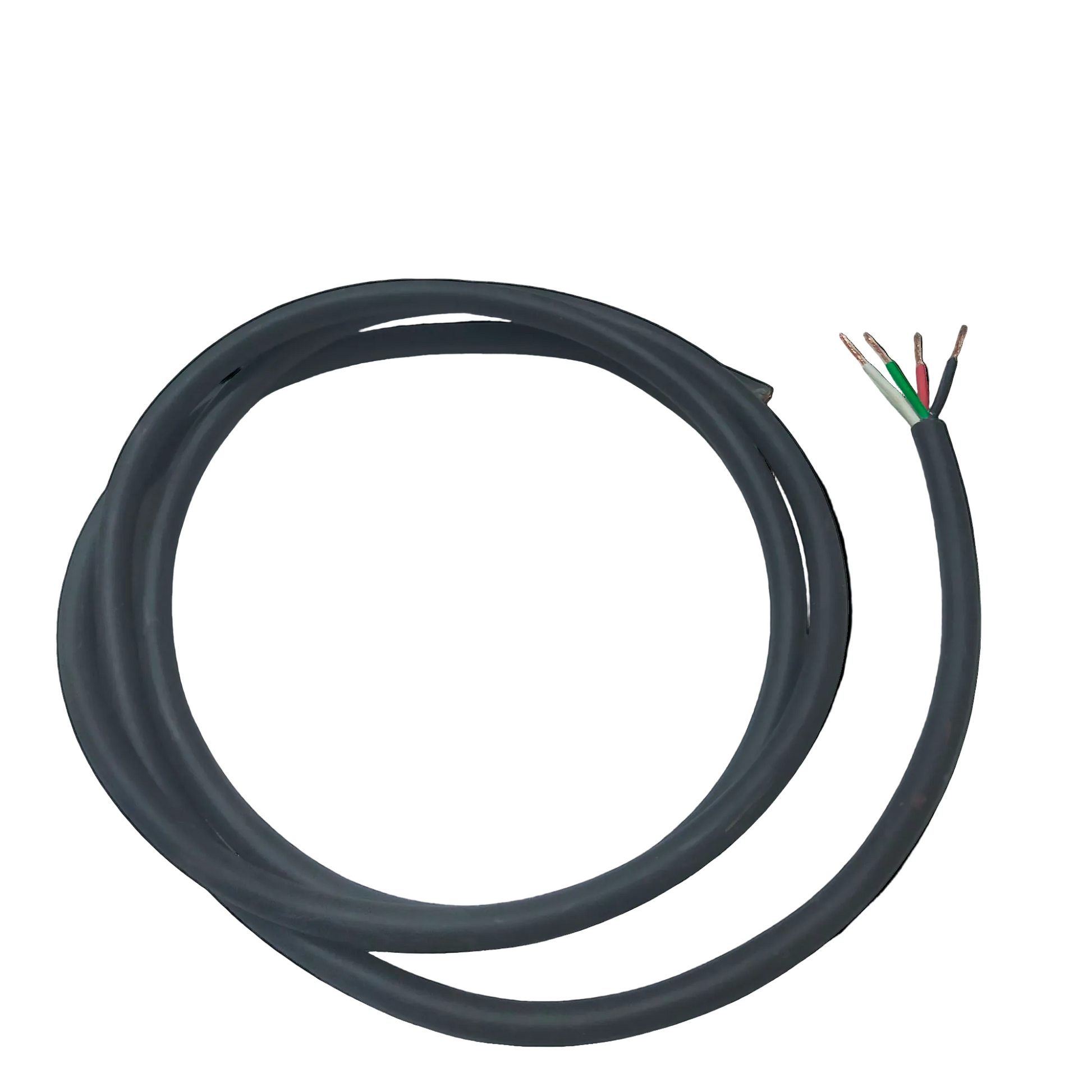 AWG 18 Royal Cord Power Cable 4C in flexible gray insulation for electrical wiring and connections