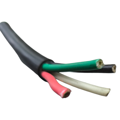 Phelps Dodge Royal Cord AWG 4/4 (22mm/ 4 Cores) Precut 1 Meters Power Cable Perma Cord Electx Electrical Supply