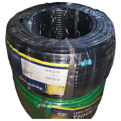 Phelps Dodge THHN Wire 22mm 4 AWG Stranded, Pre Cut (150 Meters) (1 Roll) White