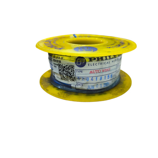 Philflex Autowire AWG 18 0.75mm Automotive Wire Auto Wire Blue 30 Meters 1 Roll