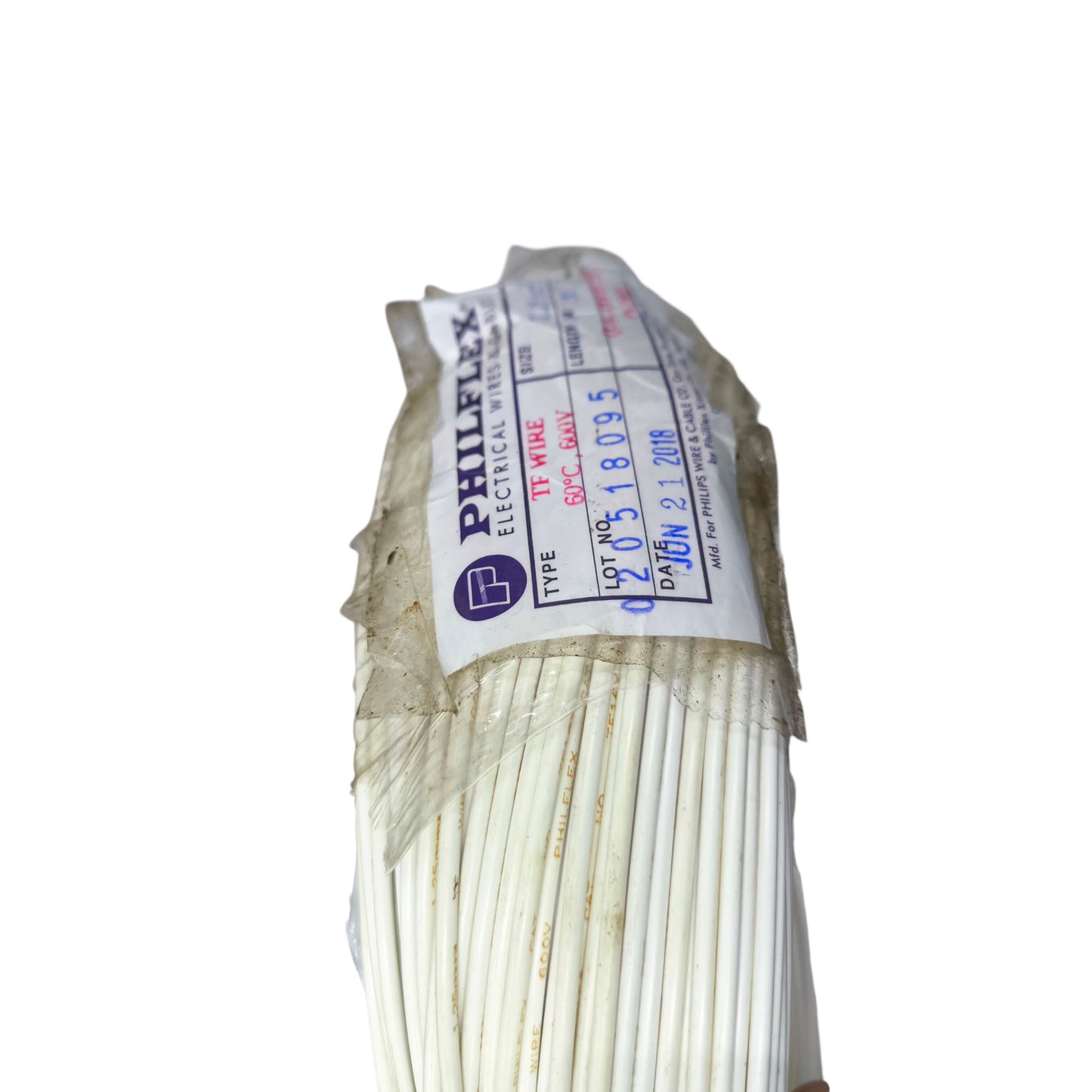 Philflex TF wire 16/7 1.25mm, Hook Up TF wire 1.25mm White PXTF16/7W