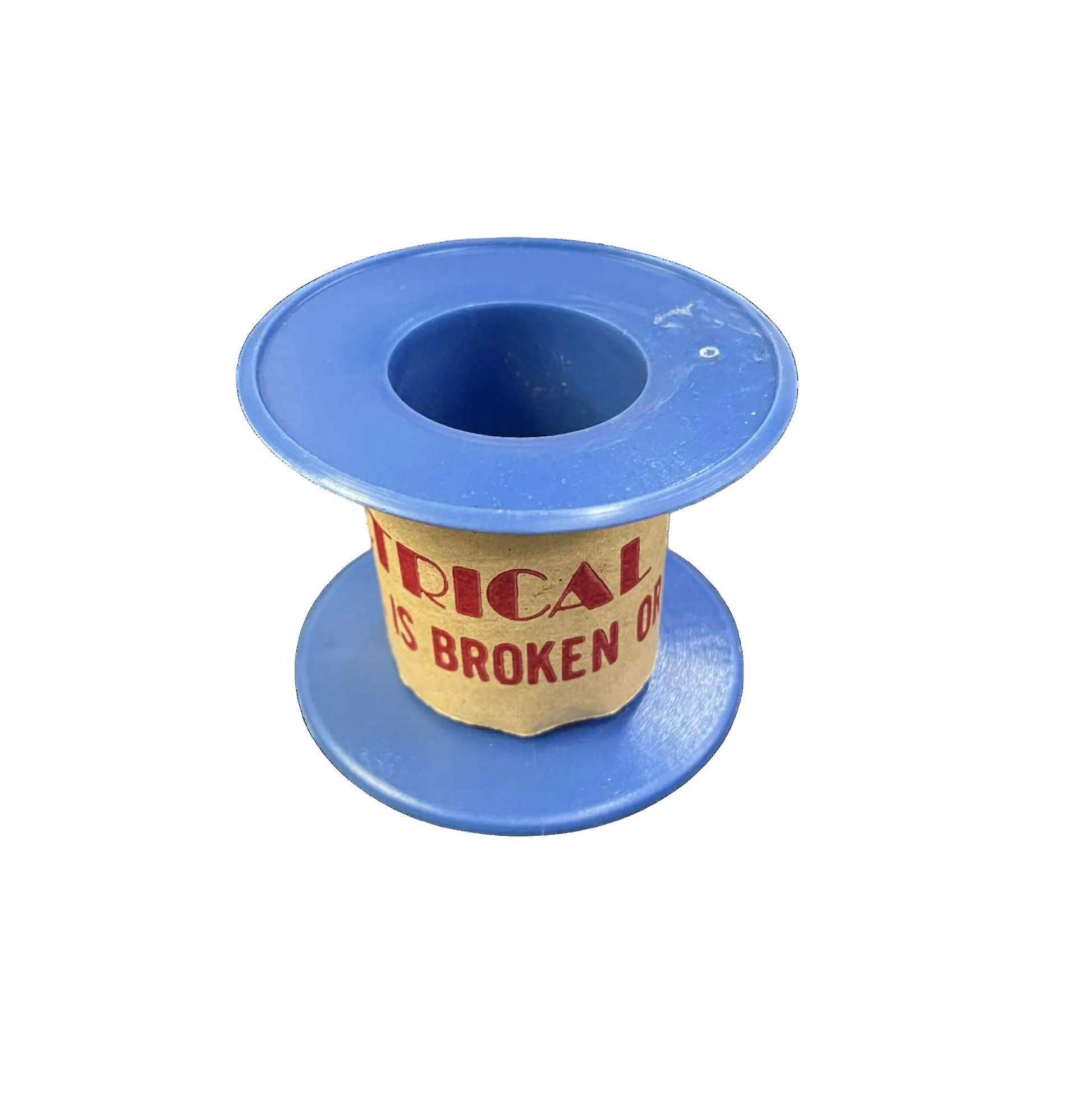 Blue spool with a yellow label on a white background Philflex 100 Grams Magnet Wire AWG 16 Enameled Copper Wire 1.2mm 100 Heavy Formix Approx 8.42 Meters Per Roll Electx Electrical SUpply