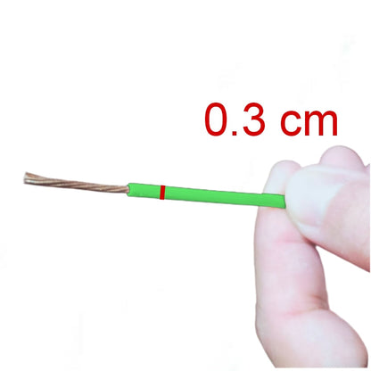 Green Philflex 2.0mm THHN AWG 14/7 stranded wire size reference photo