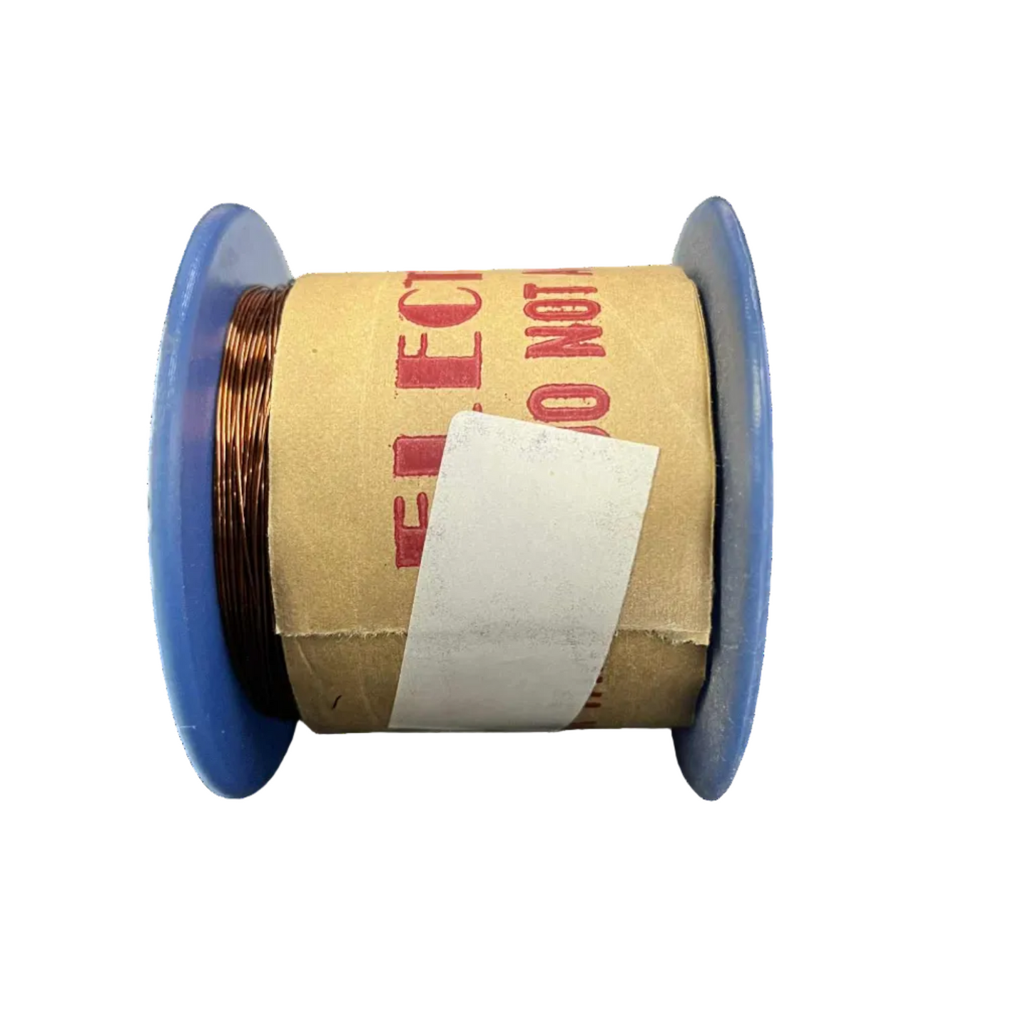 Spool of wire with a label on a white background Philflex 600 Grams Magnet Wire AWG 26 Enameled Copper Wire 0.40mm Heavy Formix Approx 495.87 Meters Per Roll Electx Electrical Supply