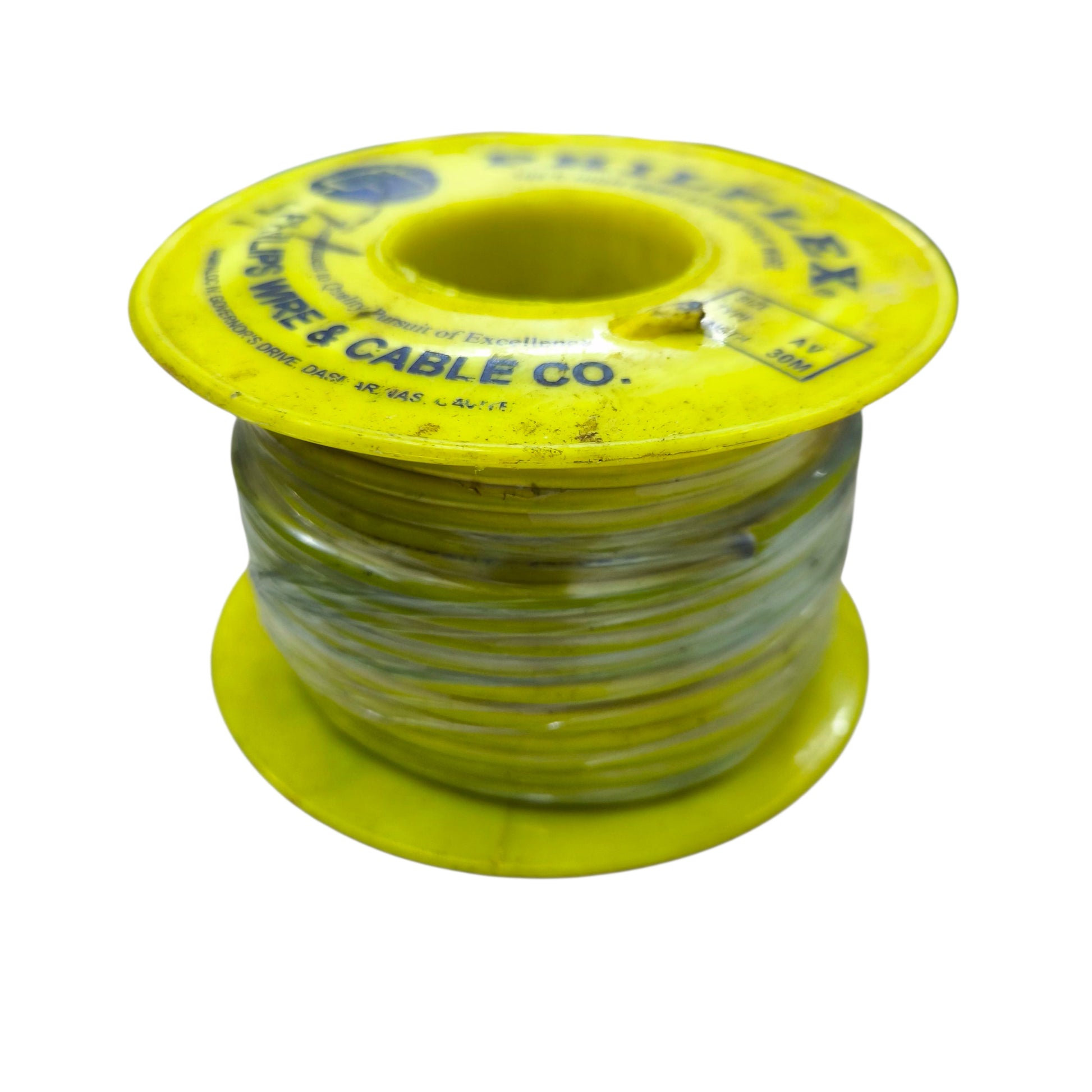 Philflex Autowire AWG #12 ( 3.5 mm) Automotive Wire Auto Wire Yellow 30 Meters per Roll Electx Electrical Supply