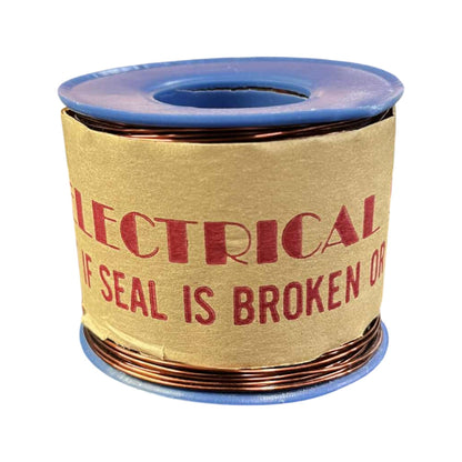 Philflex 800 Grams Magnet Wire AWG 9 Enameled Copper Wire 2.9mm Heavy Formix Approx 13.41 Meters Per Roll