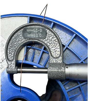 Philflex 100 Grams Magnet Wire AWG 22 Enameled Copper Wire 0.65mm Heavy Formix Approx 33.33 Meters Per Roll