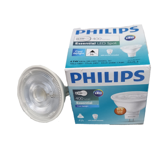 Philips 4.5W MR16 LED Daylight GU5.3 220V