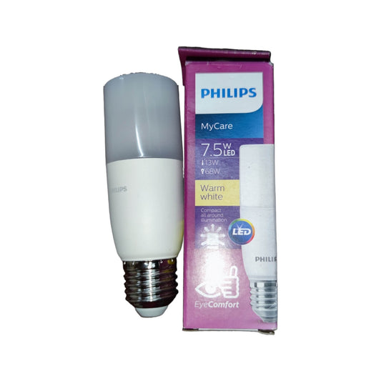 Philips 7.5W LED Stick E27 220V 3000K Warm White Eye Comfort bulb