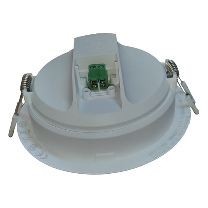 Ceiling light fixture with wiring on a white background