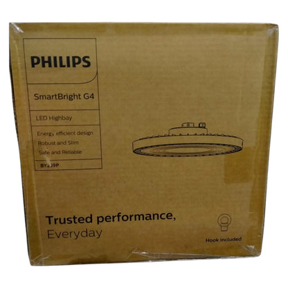 Philips 200W UFO LED High Bay Light retail packaging box