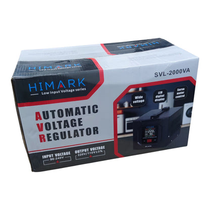 Himark 2000W AVR Low Input Voltage Series ( Pure Black) 90V-240V Input 220V and 110V Output SVL-2000 VA
