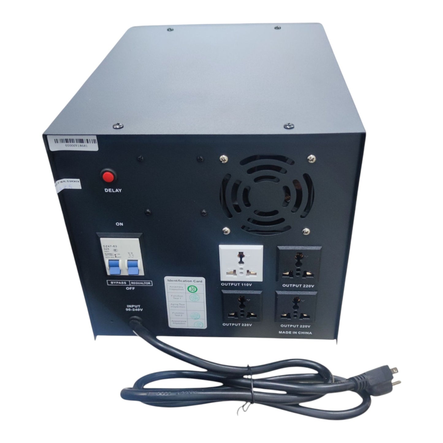 Himark 5000W AVR Low Input Voltage Series ( Pure Black) 90V-240V Input 220V and 110V Output SVL-5000 VA SL