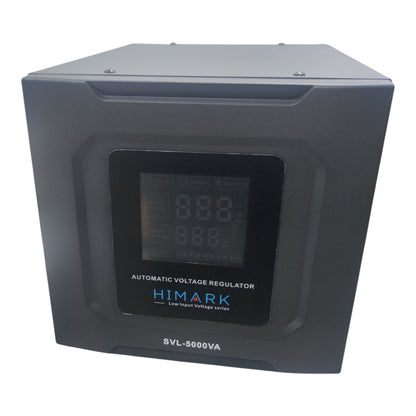 Himark 5000W AVR Low Input Voltage Series ( Pure Black) 90V-240V Input 220V and 110V Output SVL-5000 VA SL