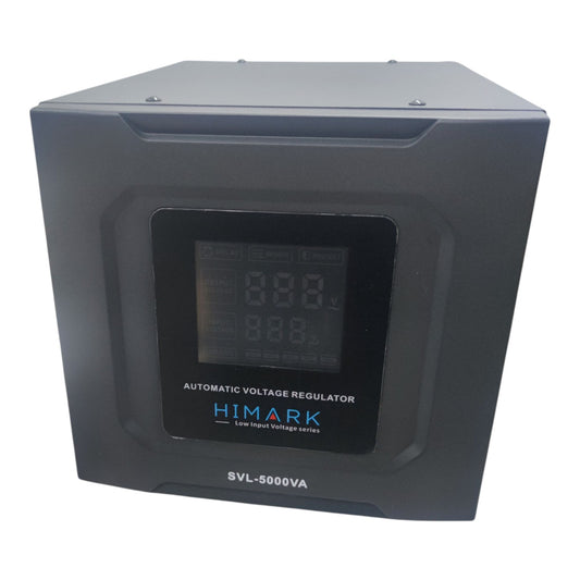 Himark 5000W AVR Low Input Voltage Series ( Pure Black) 90V-240V Input 220V and 110V Output SVL-5000 VA SL