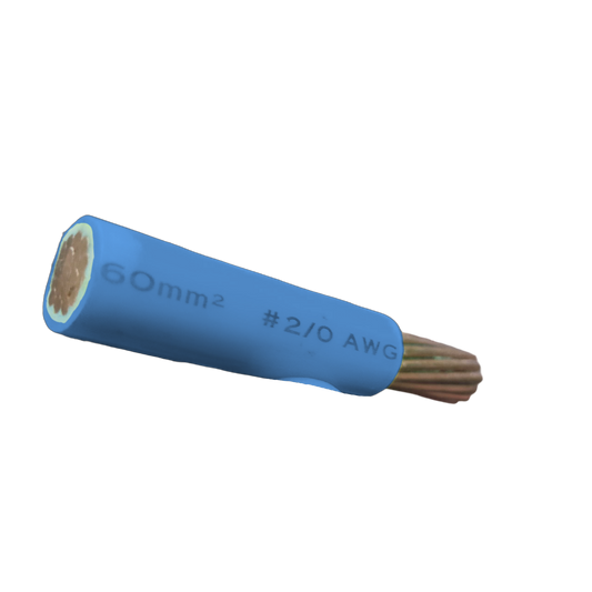 Phelps Dodge THHN Wire 60mm Stranded AWG 2/0 (60 Meters) Blue