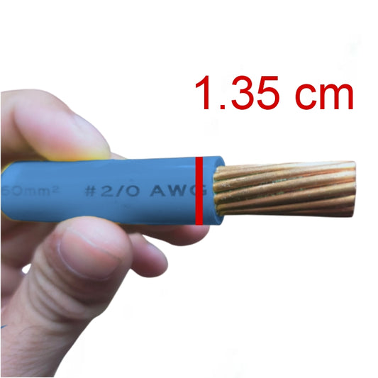 Phelps Dodge THHN Wire 60mm Stranded AWG 2/0 (60 Meters) Blue