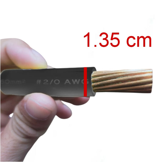 Phelps Dodge THHN Wire 60mm Stranded AWG 2/0 (60 Meters) Black