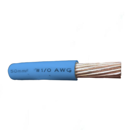 Phelps Dodge THHN Wire 50mm Stranded AWG 1/0 (1 Meter) Blue