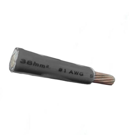 Phelps Dodge THHN Wire 38mm Stranded 1 AWG (10 Meters) Black