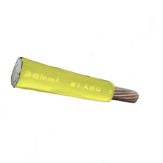 Phelps Dodge THHN Wire 38mm Stranded 1 AWG (5 Meters) Yellow