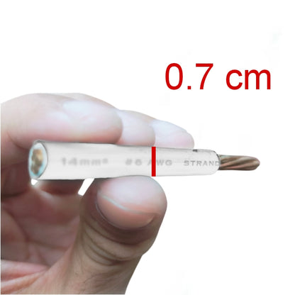 Philflex THHN Wire 14mm AWG 6 Stranded (Per Meter) White