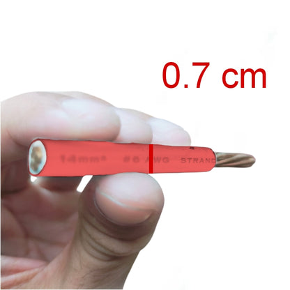 Philflex THHN Wire 14mm AWG 6 Stranded (Per Meter) Red