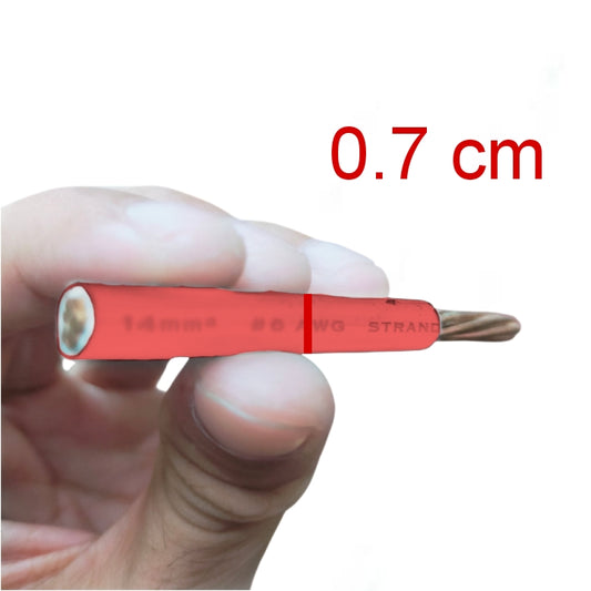Philflex THHN Wire 14mm AWG 6 Stranded (Per Meter) Red