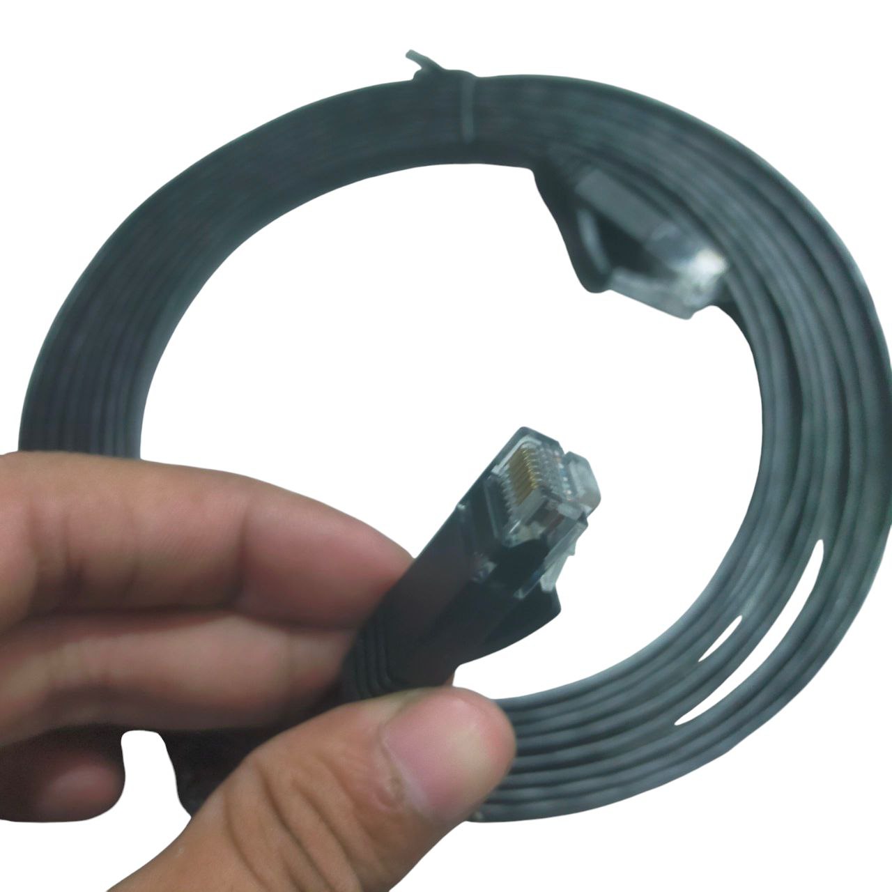 Pihen CAT6 Patch Cable Flat Cord 3 Meters Black