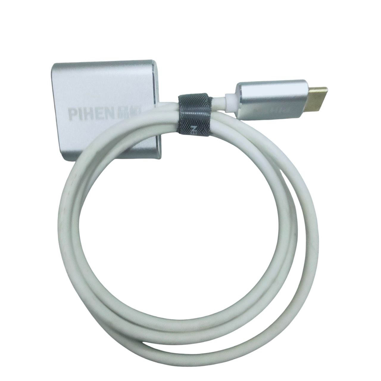 Pihen HDMI Plug 1.4V to VGA Outlet Converter White 1 Meter