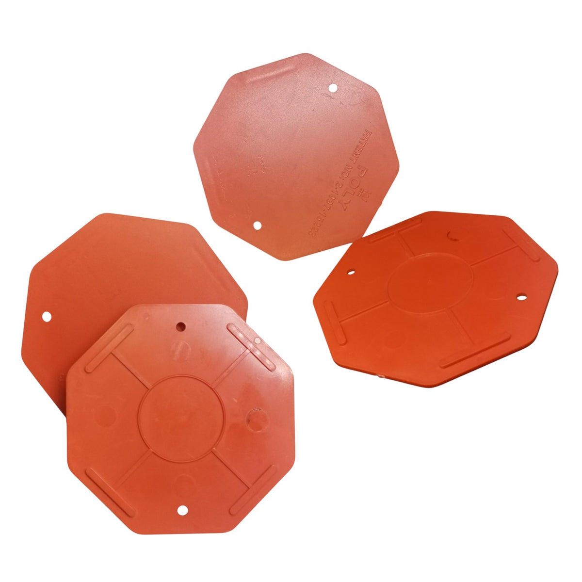 Poly 4x4 Junction Box Cover PVC Octagonal Box Cover 2Pcs + 2pcs Free PJBOXCOVER(4PCS) Electx Electrical Supply