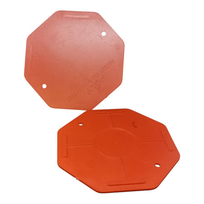 Poly 4x4 Junction Box Cover PVC Octagonal Box Cover PJBOXCOVER Electx Electrical Supply