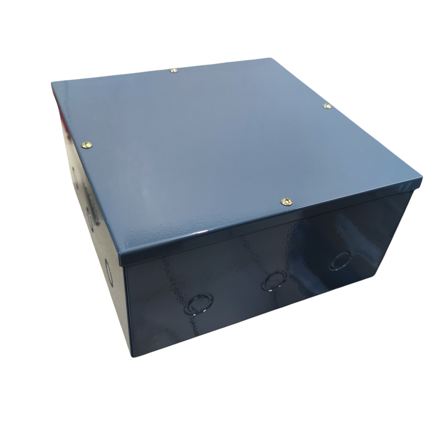 Pull Box 3 x 6 x 6 Inches Gauge 18  Powder Coated Gray