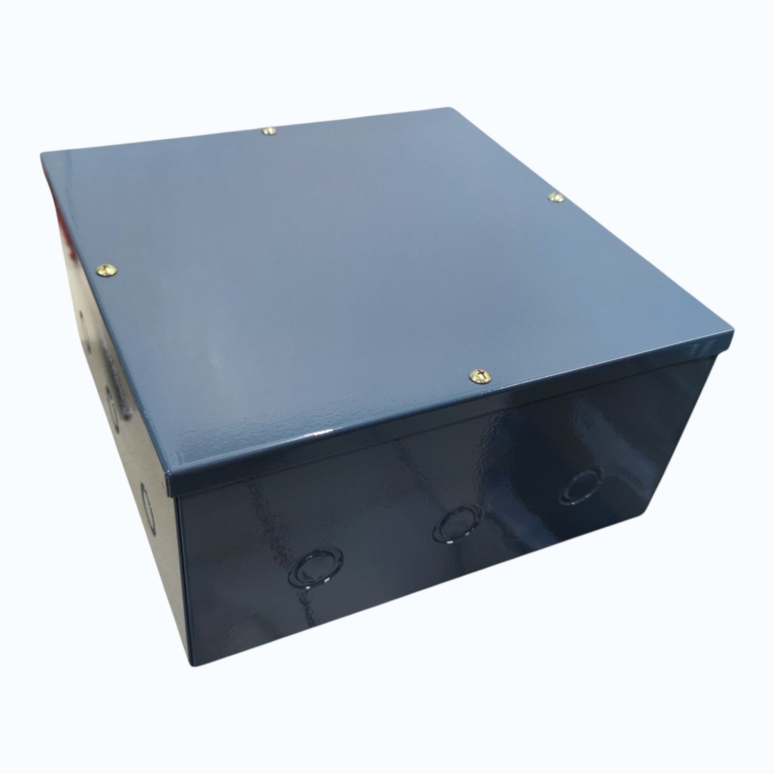 Pull Box 4 x 8 x 10 Inches Gauge 18 Powder Coated Gray, Depth: 101.6 mm  Width: 203.2 mm  Length / Height: 254.0 mm